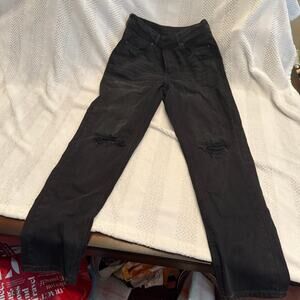 new american eagle mom jean distressed size 2 Regular